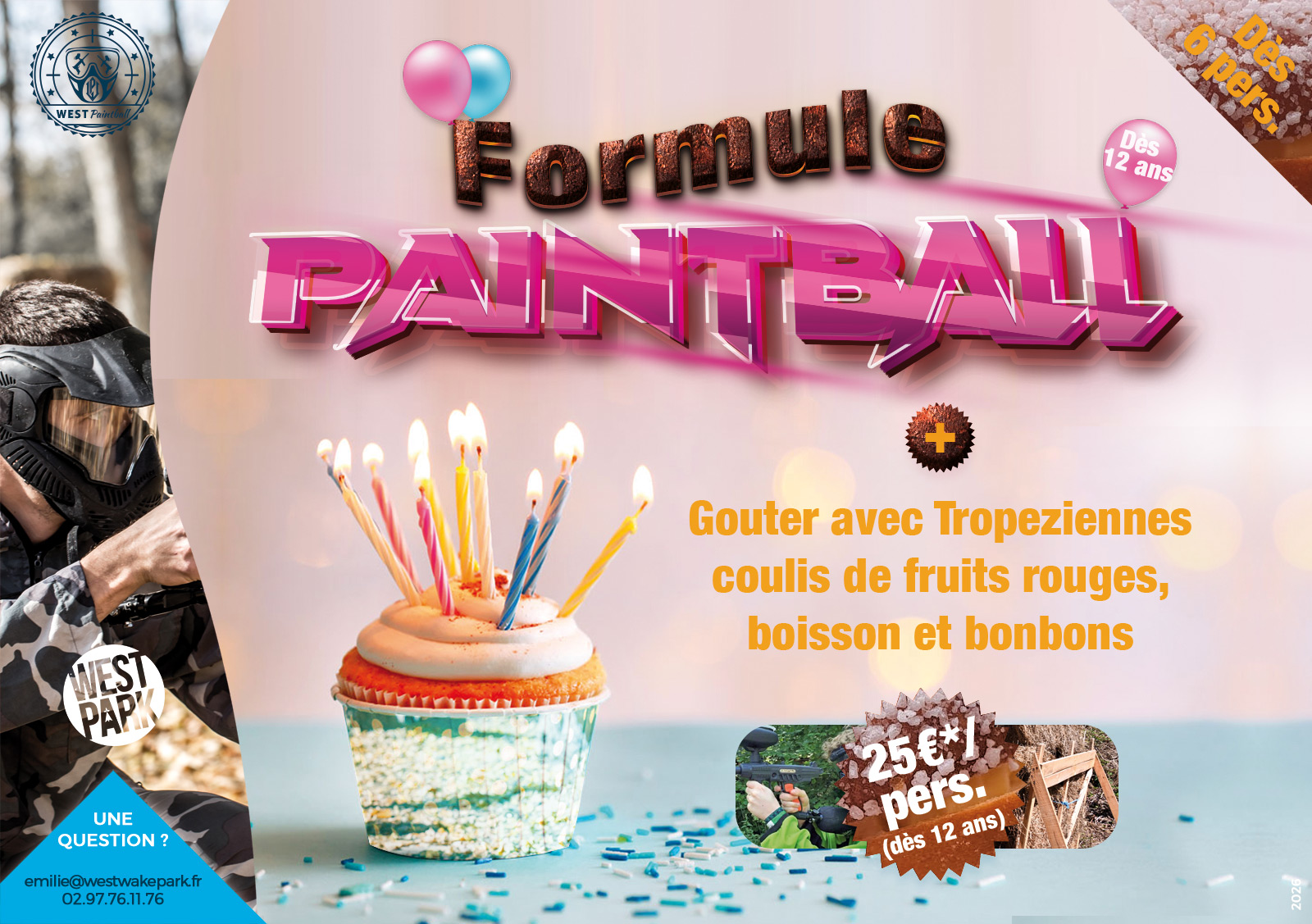 Détails de l'offre Paintball Anniversaire
